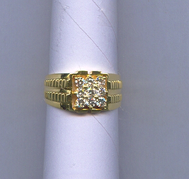 DIAMOND RING GENTS FANCY