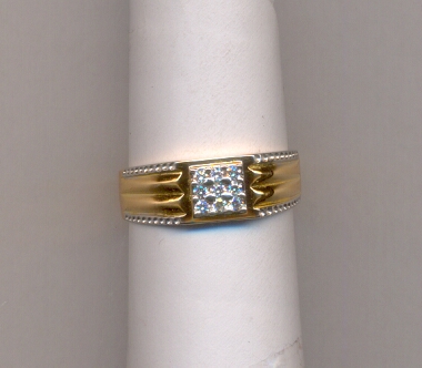 DIAMOND RING GENTS FANCY