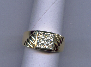 DIAMOND RING GENTS FANCY