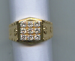 DIAMOND RING GENTS FANCY
