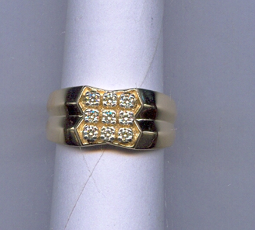 DIAMOND RING GENTS FANCY