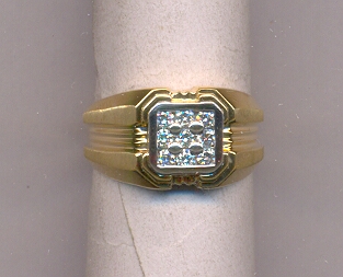 DIAMOND RING GENTS FANCY