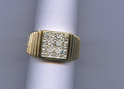 DIAMOND RING GENTS FANCY