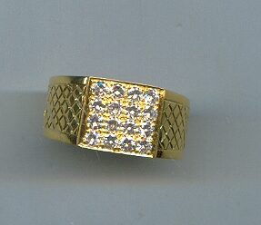 DIAMOND RING GENTS FANCY