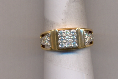DIAMOND RING GENTS FANCY