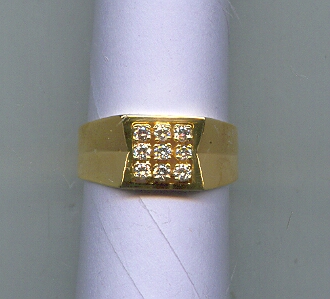 DIAMOND RING GENTS FANCY