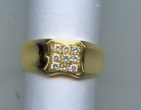 DIAMOND RING GENTS FANCY