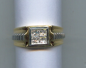 DIAMOND RING GENTS FANCY
