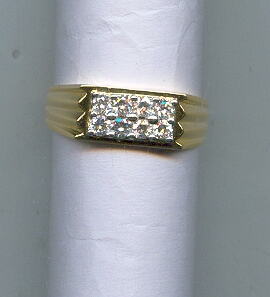 DIAMOND RING GENTS FANCY
