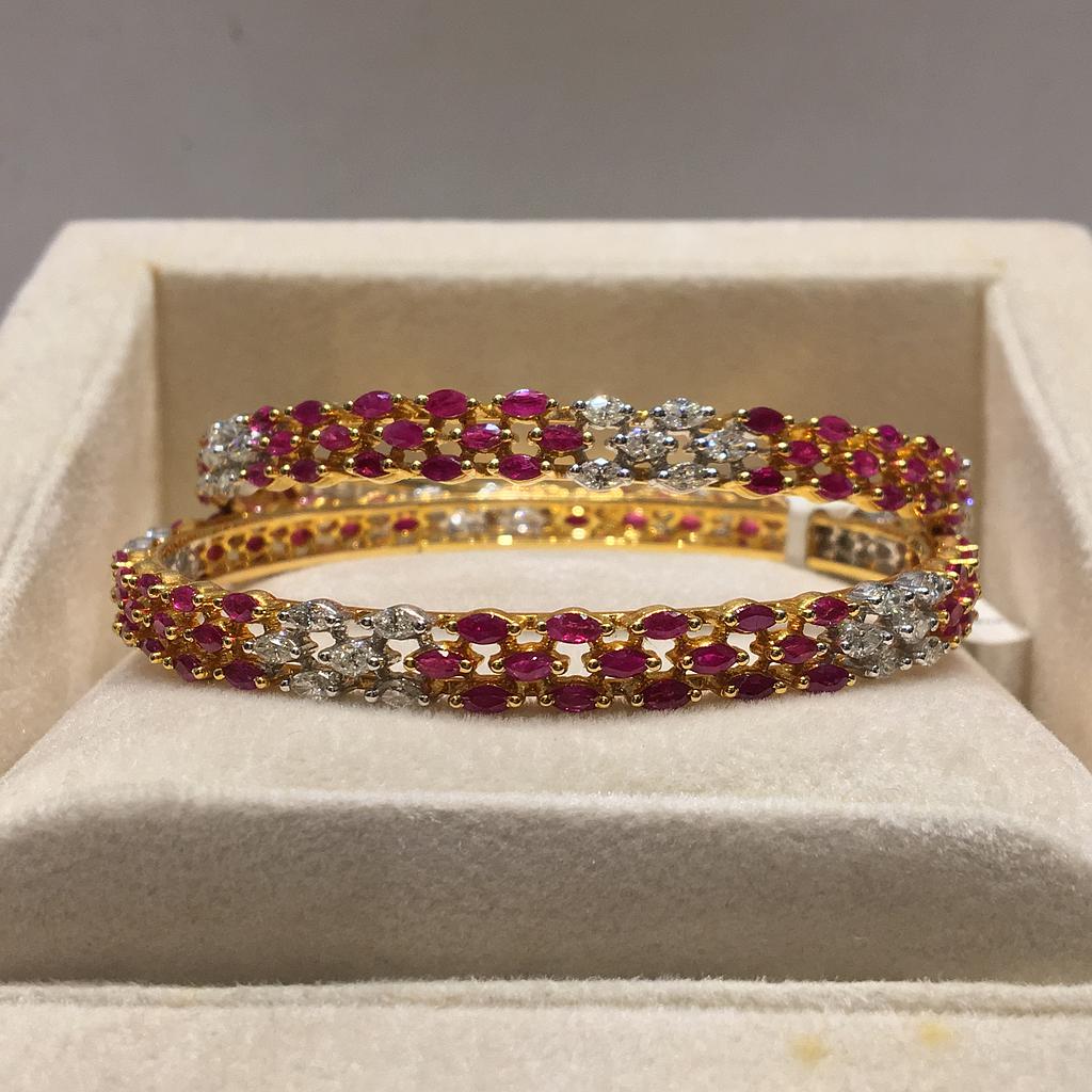 Diamond Bangles