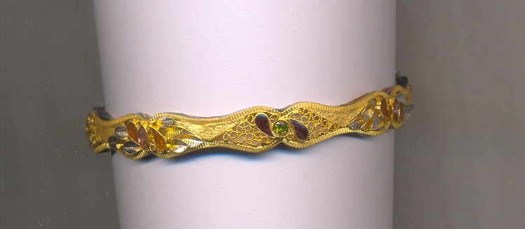 GOLD BANGLE ANTIQUE FANCY