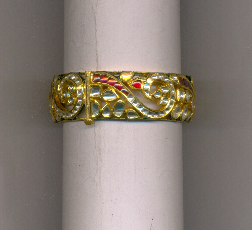 GOLD BANGLE KUNDAN