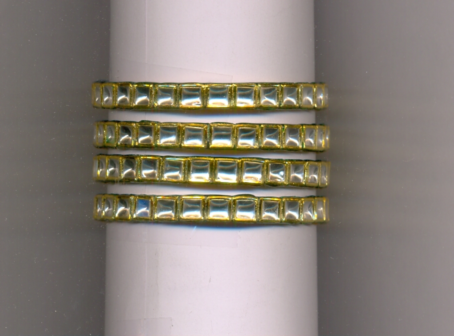 GOLD BANGLE KUNDAN EXCLUSIVE