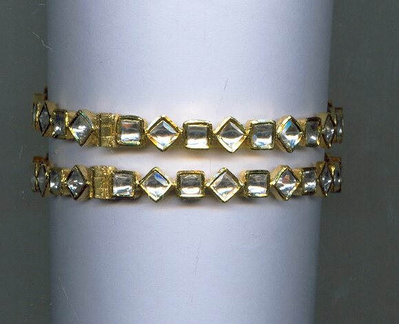GOLD BANGLE KUNDAN