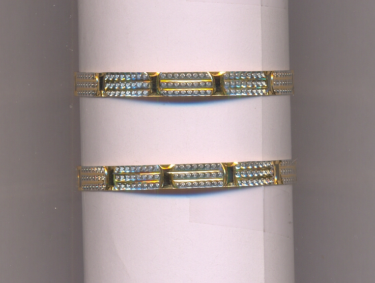GOLD BANGLE MACHINE CUTTING FANCY