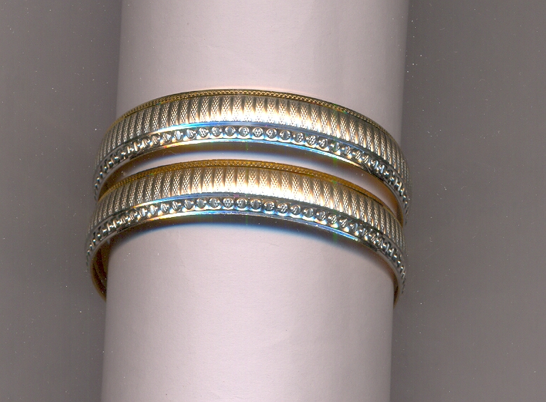 GOLD BANGLE MACHINE CUTTING FANCY