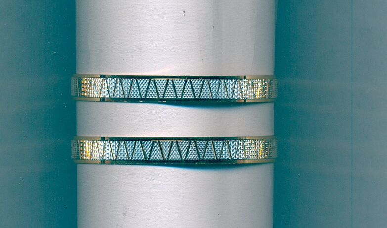 GOLD BANGLE MACHINE CUTTING FANCY