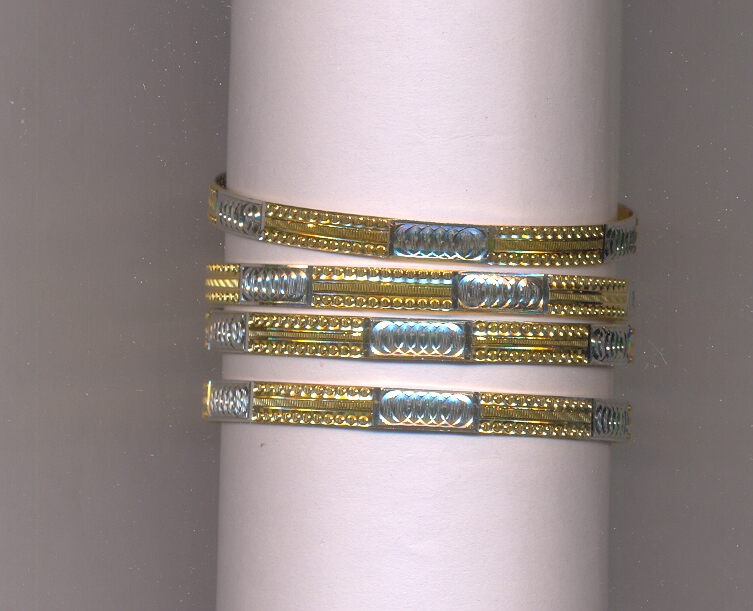 GOLD BANGLE MACHINE CUTTING FANCY