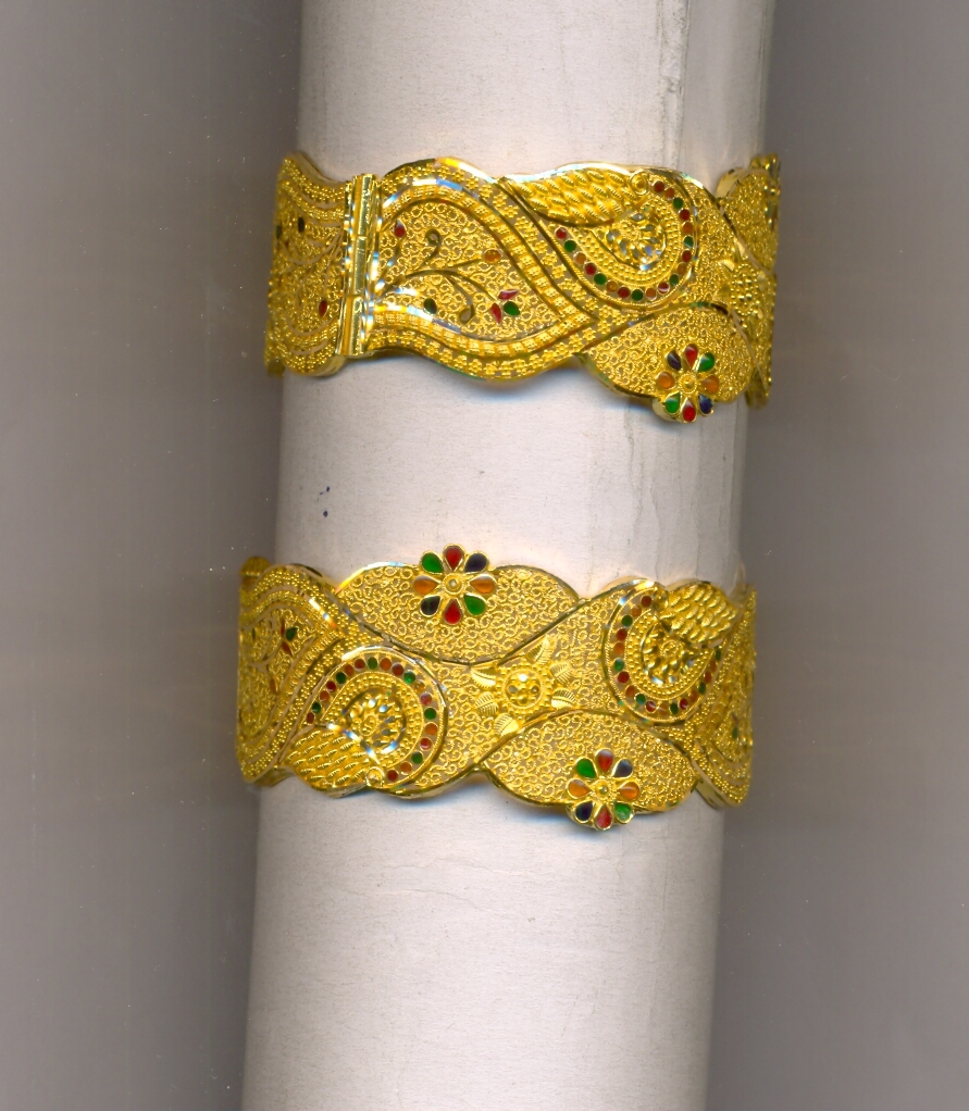GOLD BANGLE PLAIN FANCY
