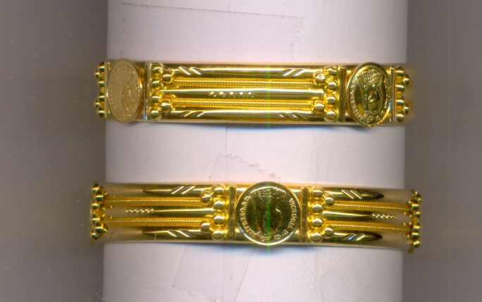 GOLD BANGLE PLAIN FANCY
