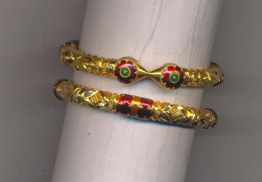 GOLD BANGLE PLAIN FANCY