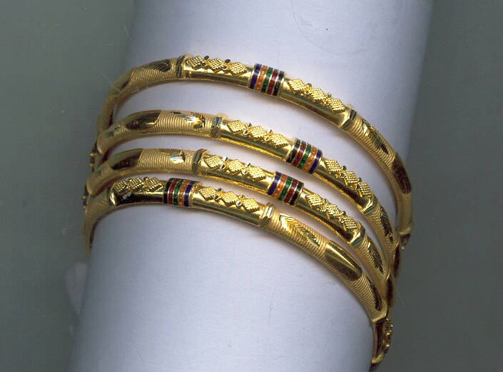 GOLD BANGLE PLAIN FANCY