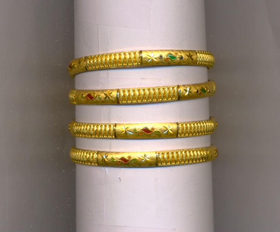 GOLD BANGLE PLAIN FANCY