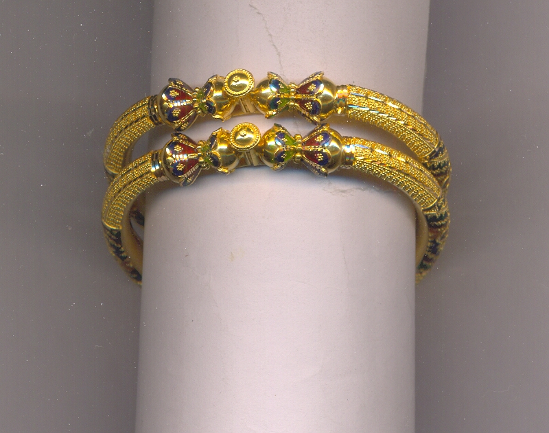 GOLD BANGLE PLAIN FANCY