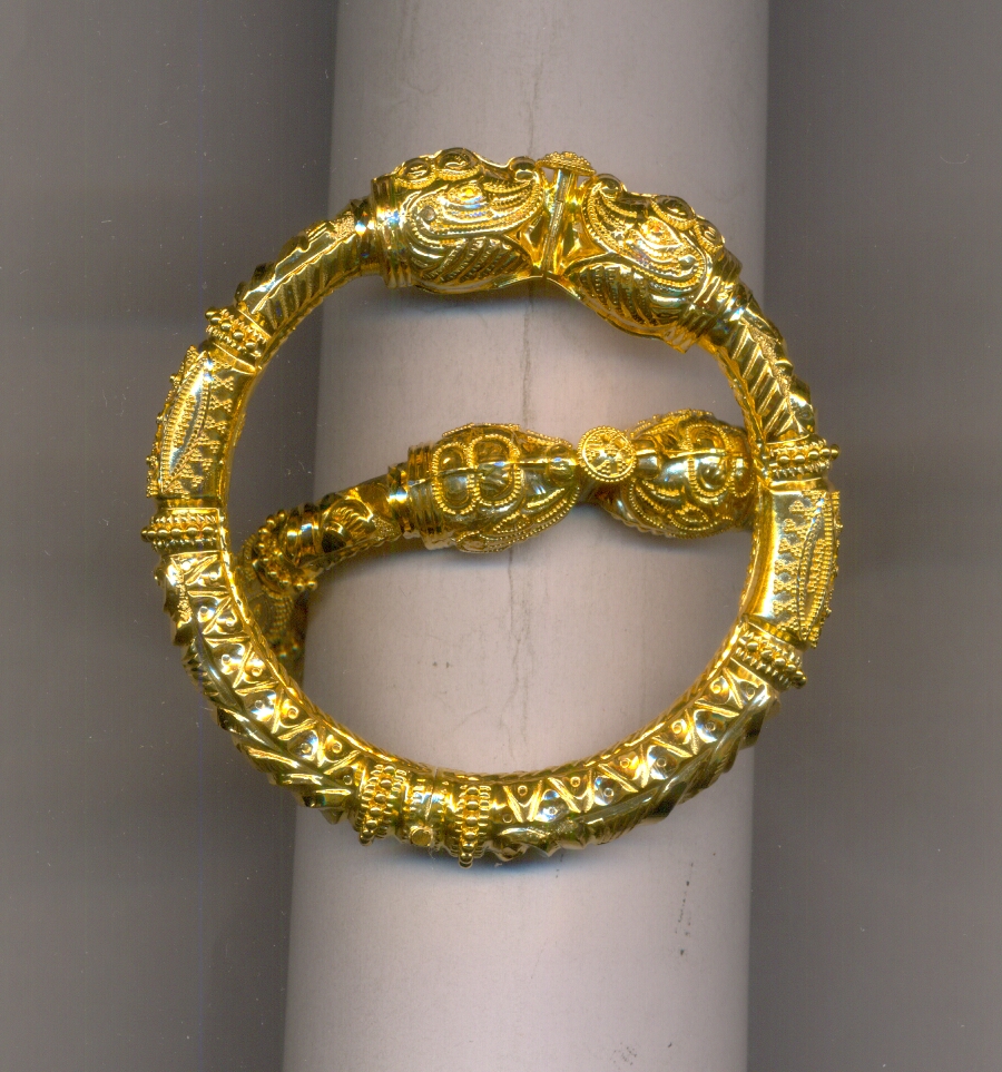GOLD BANGLE PLAIN FANCY