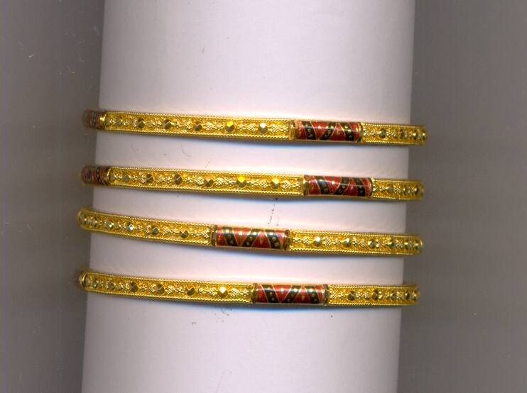 GOLD BANGLE PLAIN FANCY