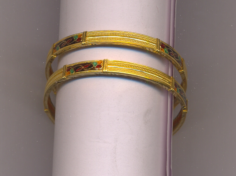 GOLD BANGLE PLAIN FANCY