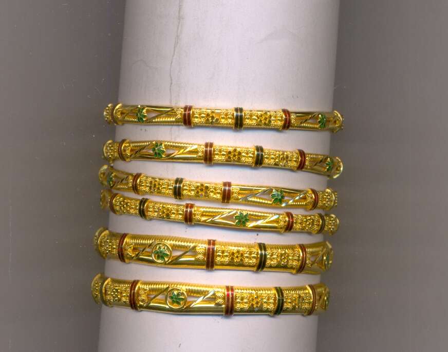 GOLD BANGLE PLAIN FANCY