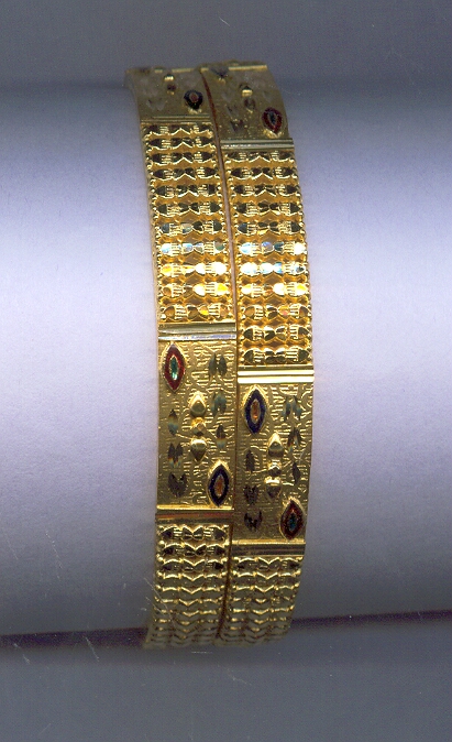 GOLD BANGLE PLAIN FANCY