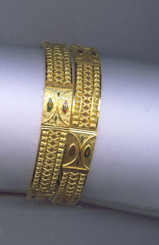 GOLD BANGLE PLAIN FANCY