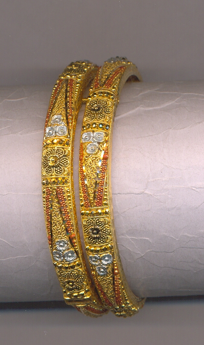 GOLD BANGLE PLAIN FANCY