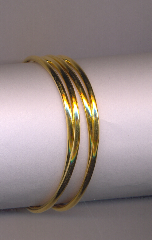 GOLD BANGLE PLAIN FANCY