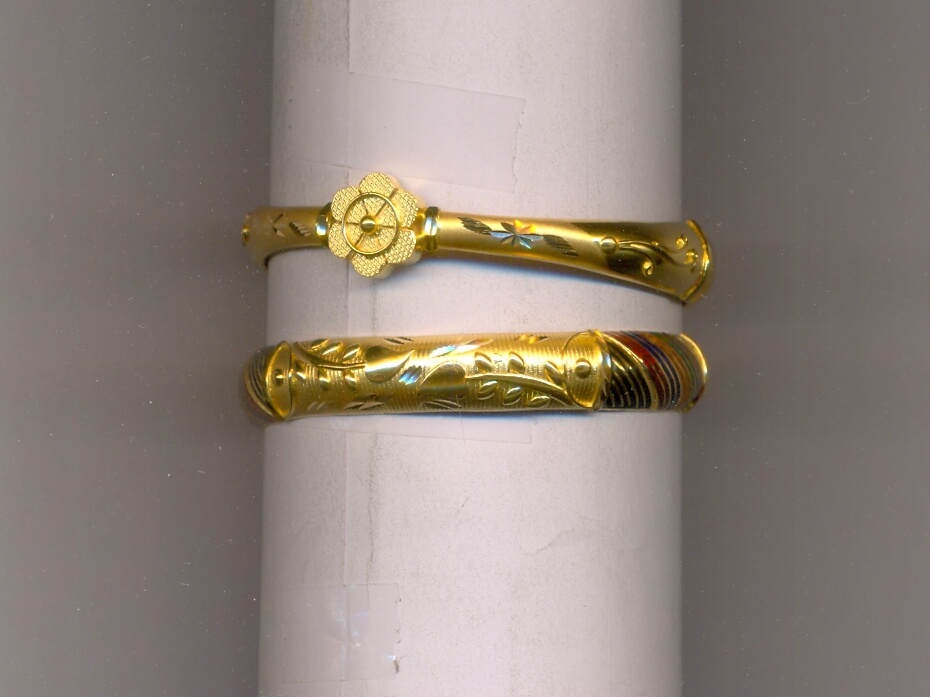 GOLD BANGLE PLAIN FANCY