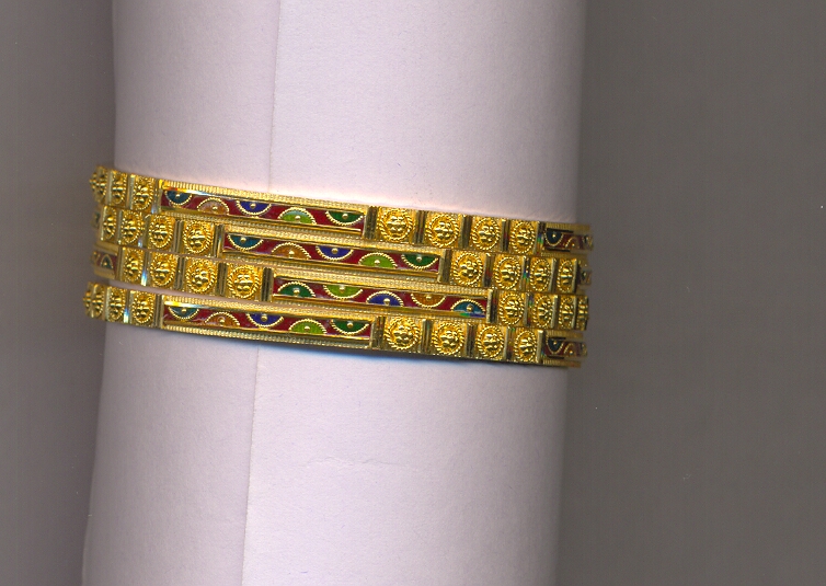 GOLD BANGLE PLAIN FANCY