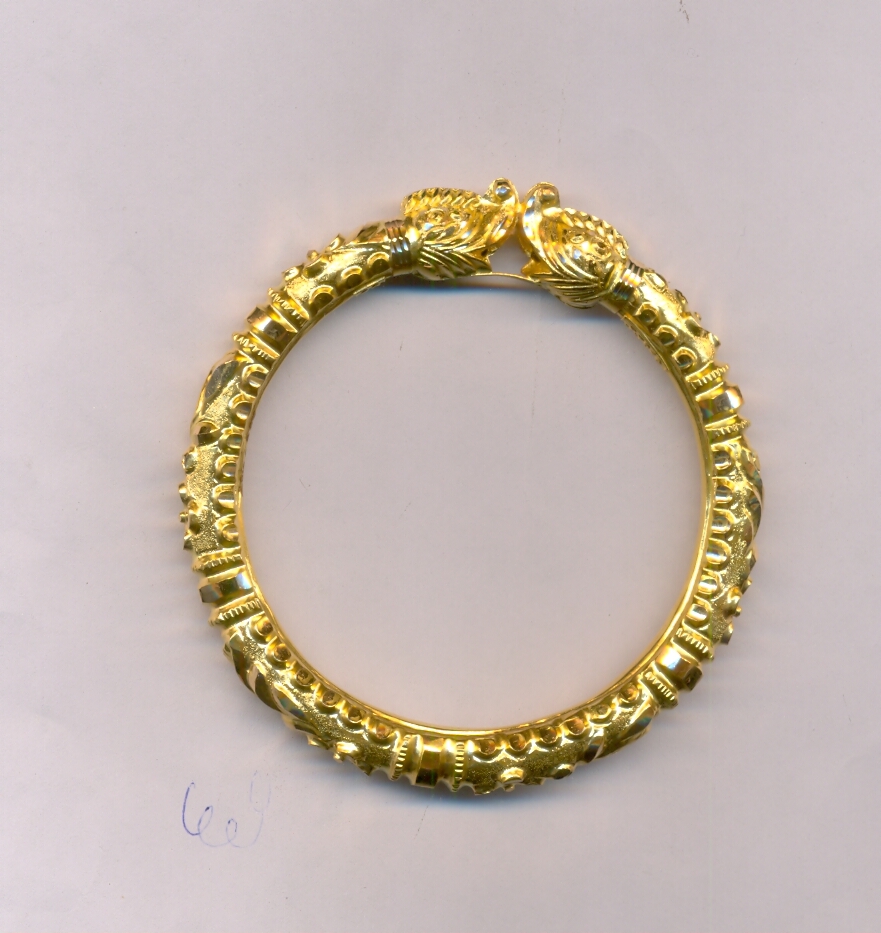 GOLD BANGLE PLAIN FANCY