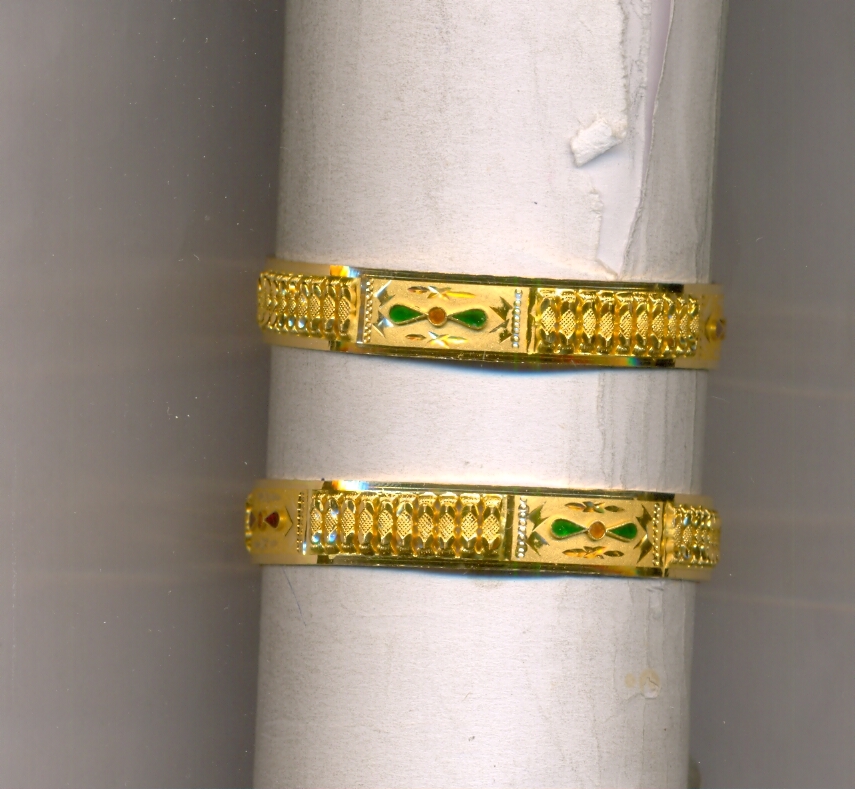 GOLD BANGLE PLAIN FANCY
