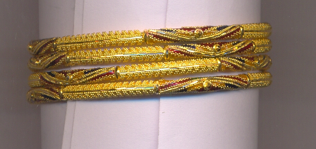 GOLD BANGLE PLAIN FANCY