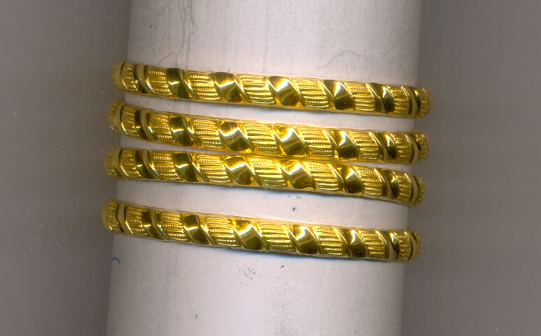GOLD BANGLE PLAIN FANCY