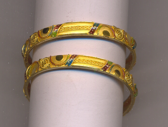GOLD BANGLE PLAIN FANCY