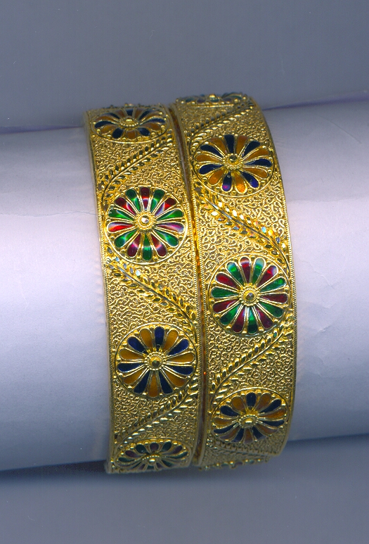 GOLD BANGLE PLAIN FANCY