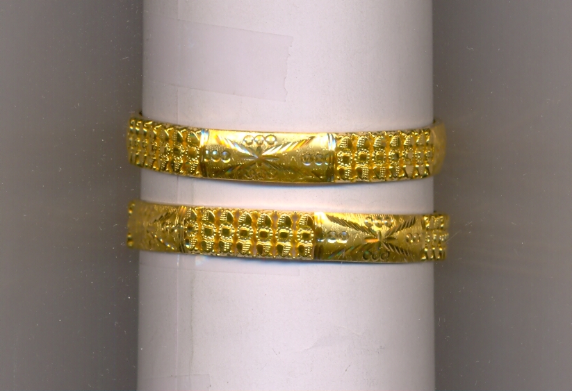 GOLD BANGLE PLAIN FANCY