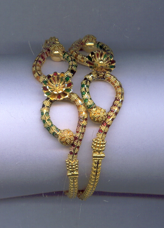 GOLD BANGLE PLAIN FANCY