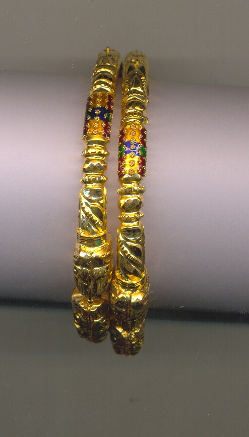 GOLD BANGLE PLAIN FANCY