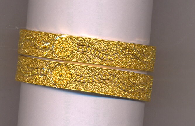 GOLD BANGLE PLAIN FANCY
