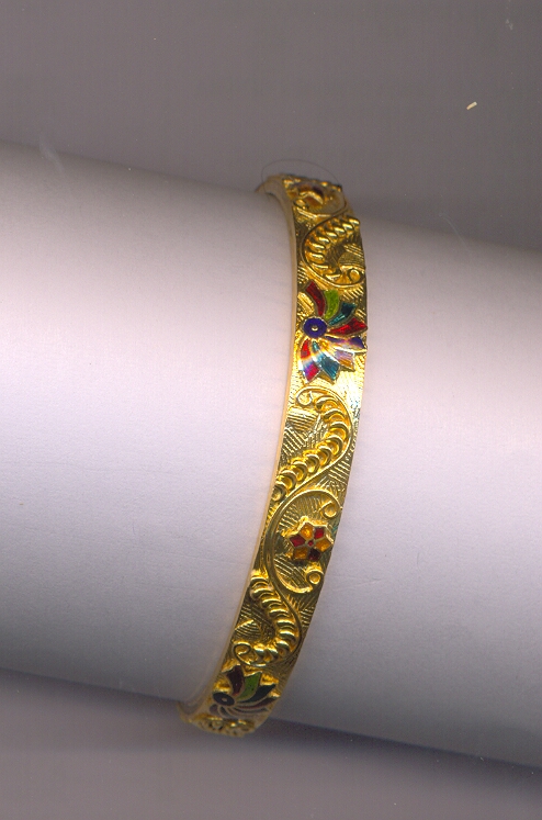 GOLD BANGLE PLAIN FANCY
