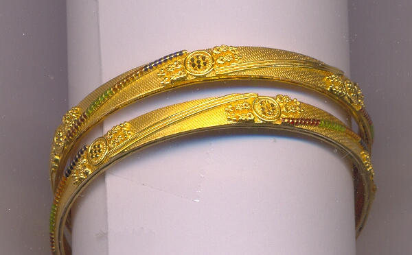 GOLD BANGLE PLAIN FANCY
